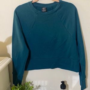 Nike greenish blue crop top